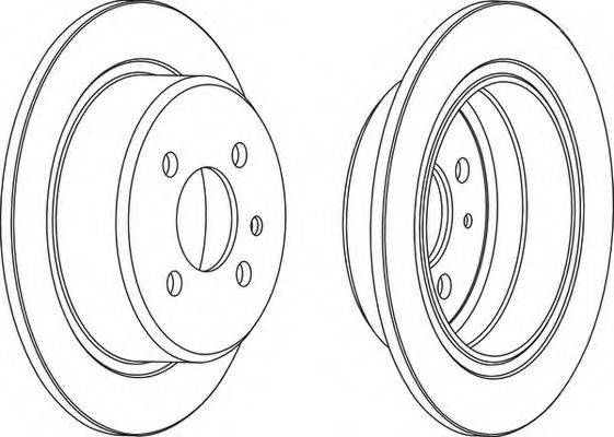 FERODO DDF093 гальмівний диск