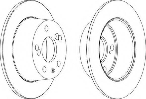 FERODO DDF094 гальмівний диск