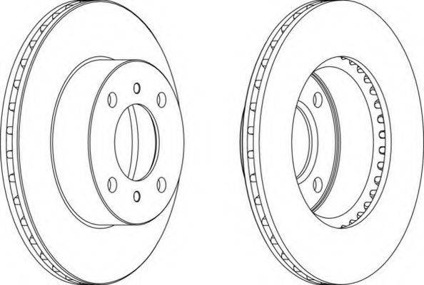 FERODO DDF1005 гальмівний диск