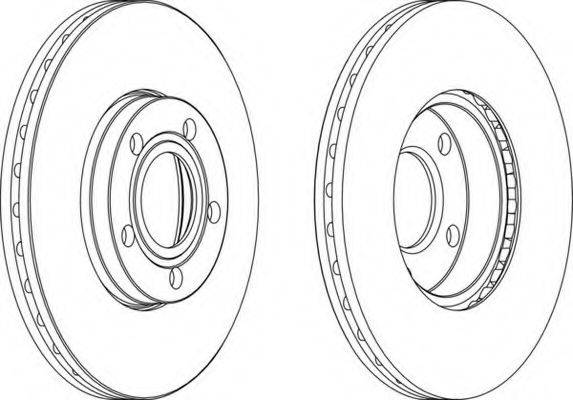 FERODO DDF1014 гальмівний диск