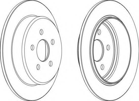 FERODO DDF1026 гальмівний диск