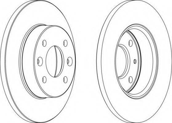 FERODO DDF108 гальмівний диск
