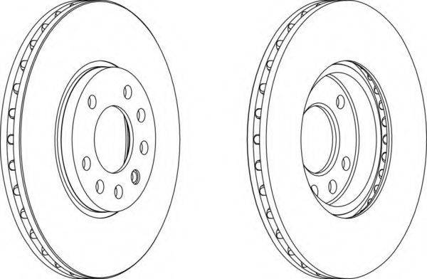 FERODO DDF1082 гальмівний диск