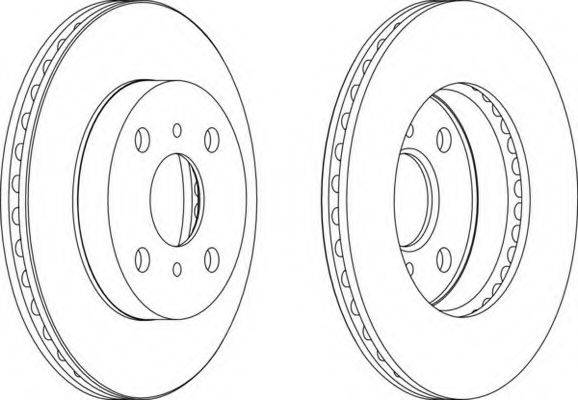 FERODO DDF1084 гальмівний диск