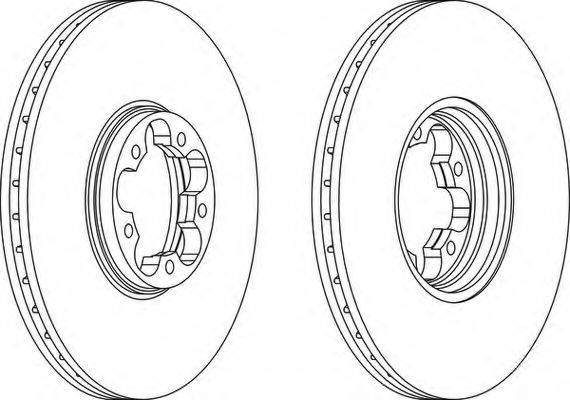 FERODO DDF1112 гальмівний диск