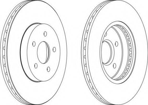 FERODO DDF1125 гальмівний диск