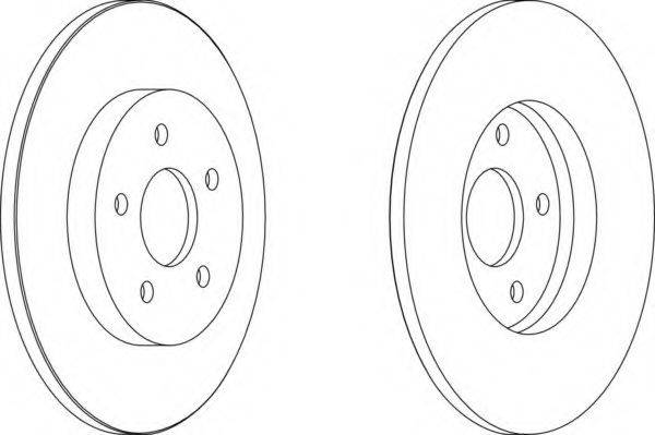 FERODO DDF1126 гальмівний диск