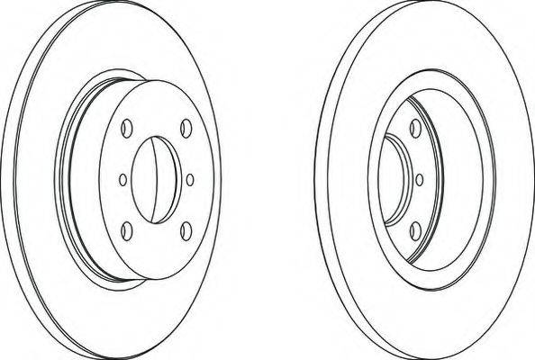 FERODO DDF1148 гальмівний диск