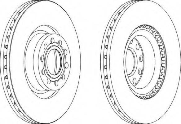 FERODO DDF1150 гальмівний диск
