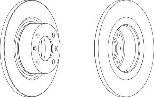 FERODO DDF1157 гальмівний диск