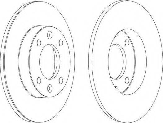 FERODO DDF1178 гальмівний диск