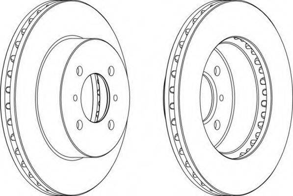 FERODO DDF1193 гальмівний диск