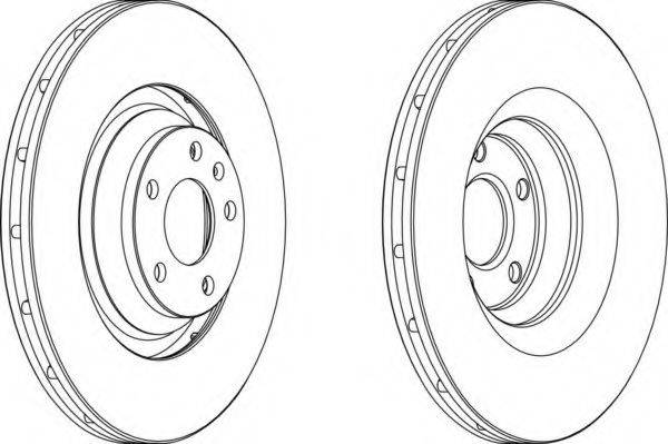 FERODO DDF1238 гальмівний диск