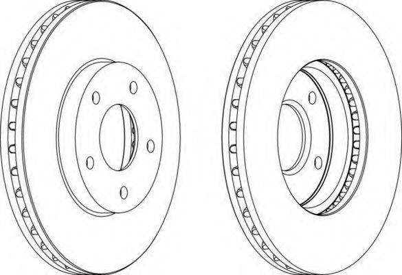 FERODO DDF1249 гальмівний диск