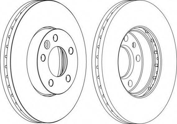 FERODO DDF1253 гальмівний диск