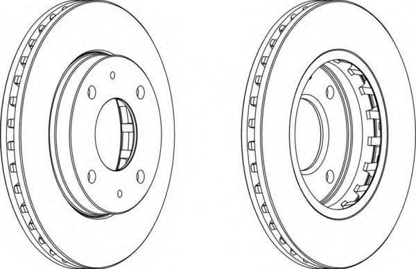 FERODO DDF1270 гальмівний диск