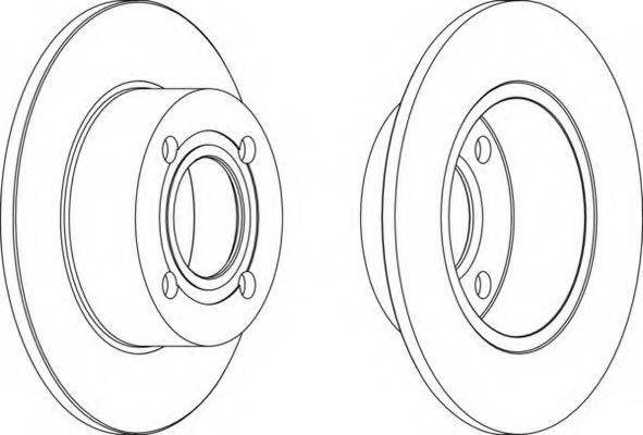 FERODO DDF128 гальмівний диск