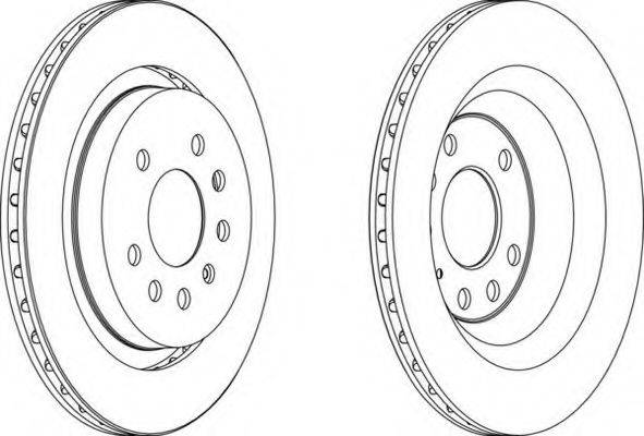 FERODO DDF1289 гальмівний диск