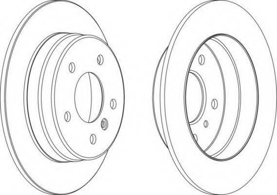 FERODO DDF1362 гальмівний диск