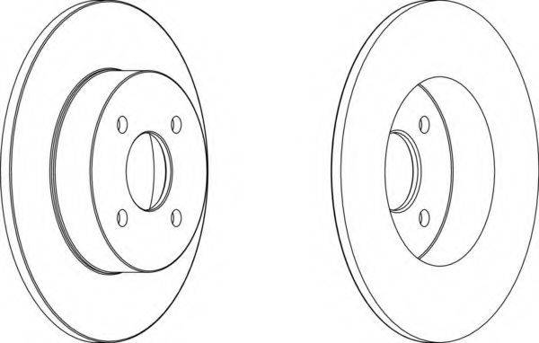 FERODO DDF1367 гальмівний диск