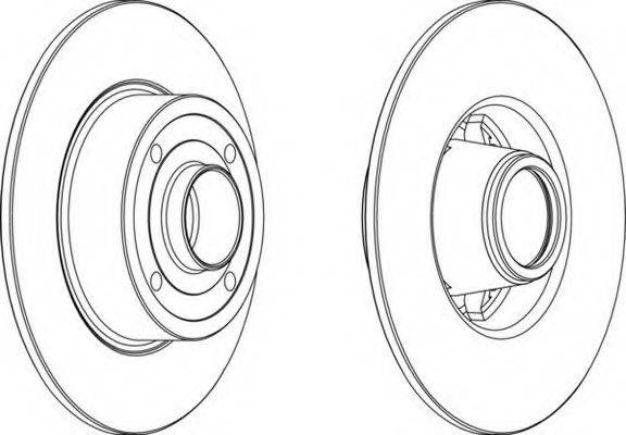 FERODO DDF1369 гальмівний диск