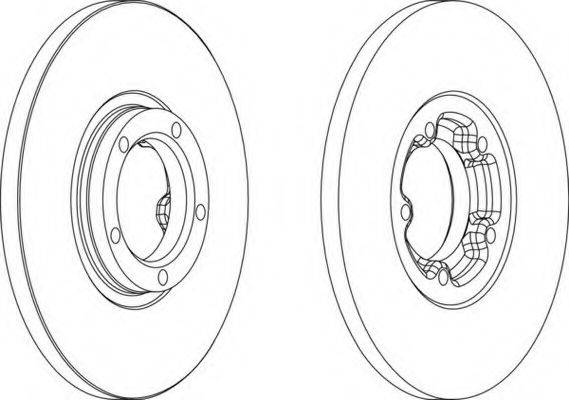 FERODO DDF138 гальмівний диск