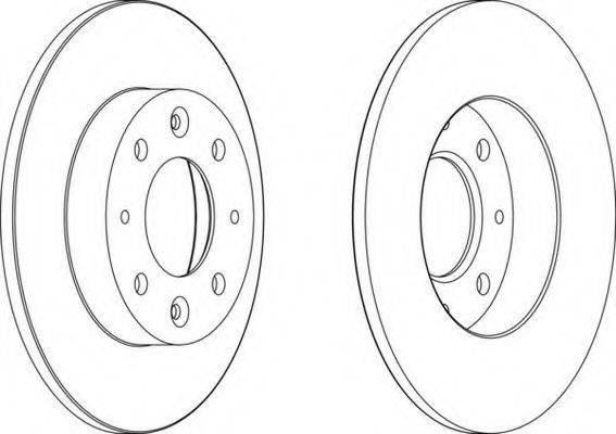 FERODO DDF1395 гальмівний диск