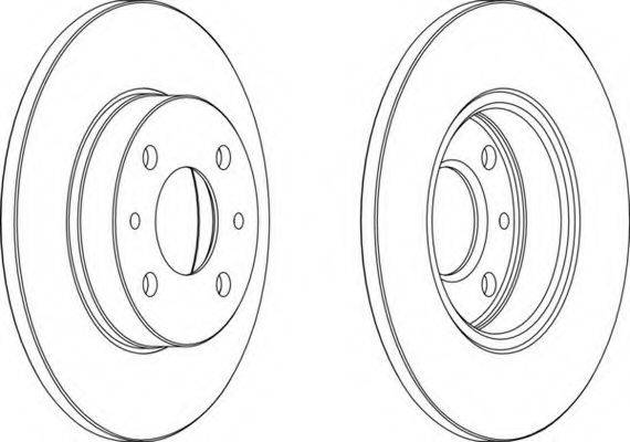 FERODO DDF140 гальмівний диск