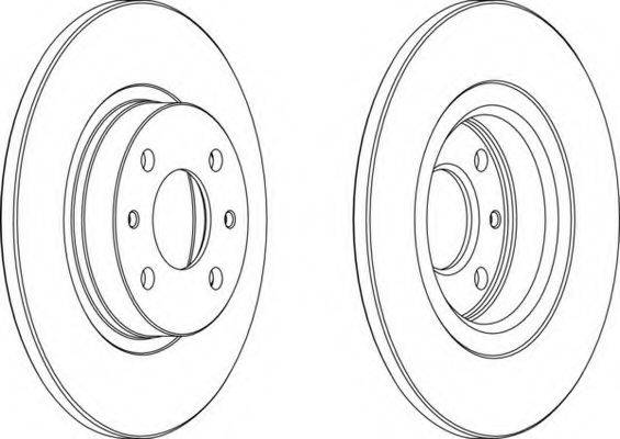 FERODO DDF141 гальмівний диск