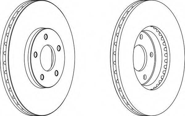 FERODO DDF1478 гальмівний диск