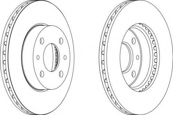 FERODO DDF148 гальмівний диск