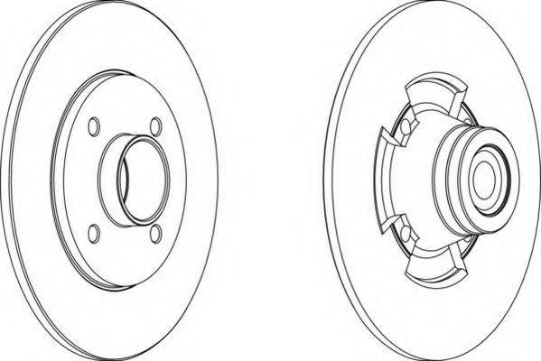 FERODO DDF1515 гальмівний диск