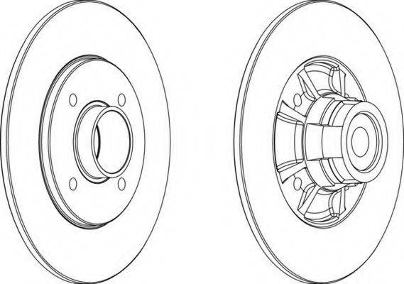 FERODO DDF1517 гальмівний диск