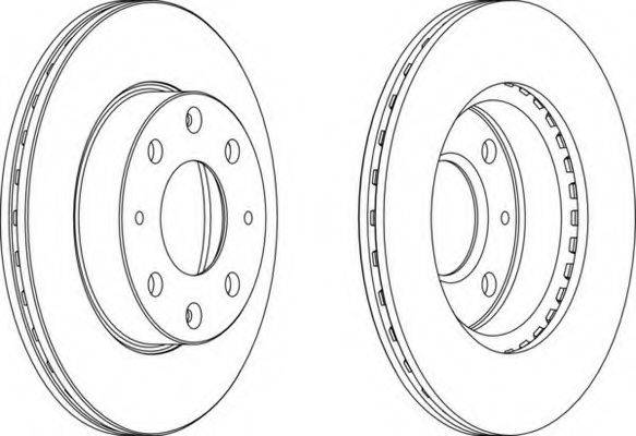 FERODO DDF152 гальмівний диск