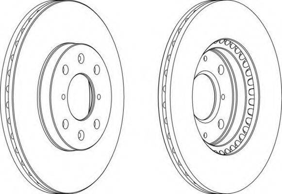 FERODO DDF1520 гальмівний диск