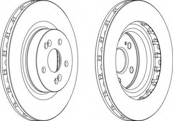 FERODO DDF1524 гальмівний диск
