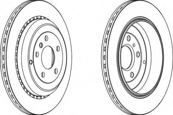 FERODO DDF1531 гальмівний диск