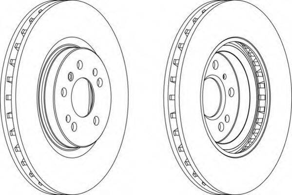 FERODO DDF1533C гальмівний диск