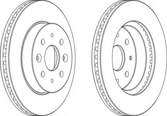 FERODO DDF1542 гальмівний диск