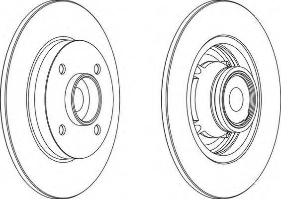 FERODO DDF1560 гальмівний диск