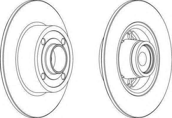 FERODO DDF1571 гальмівний диск