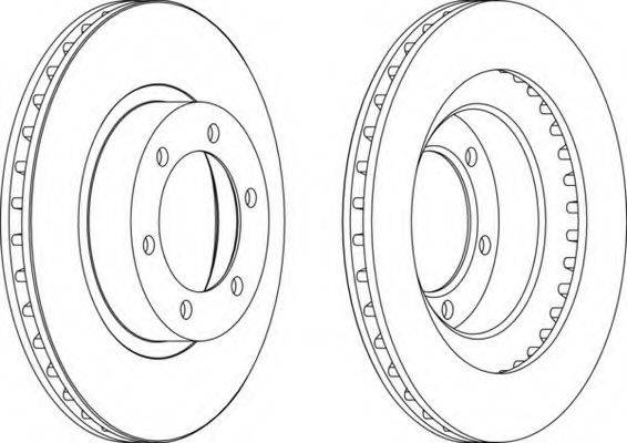FERODO DDF1594 гальмівний диск