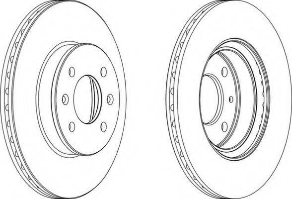 FERODO DDF1636 гальмівний диск
