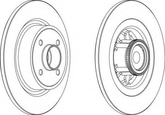 FERODO DDF1641 гальмівний диск