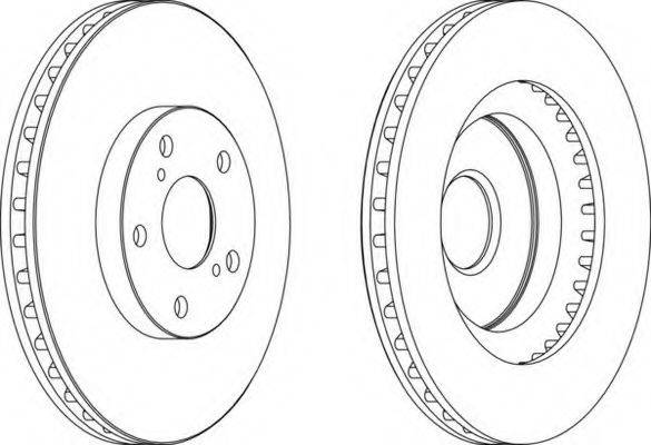 FERODO DDF1646 гальмівний диск