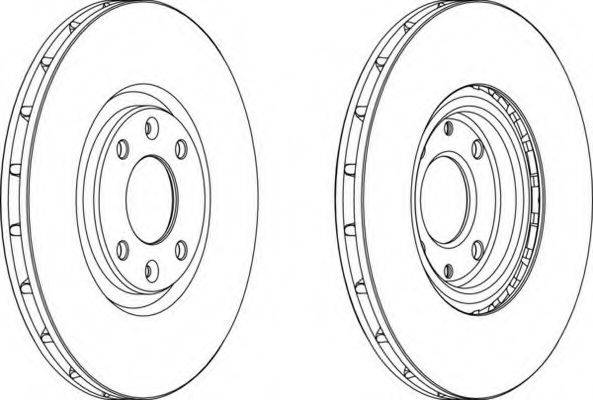 FERODO DDF1676 гальмівний диск