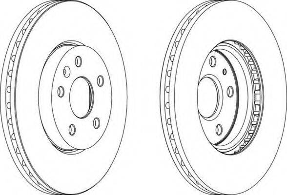 FERODO DDF1722 гальмівний диск