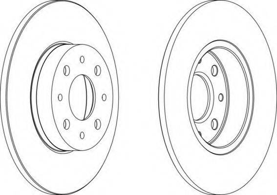 FERODO DDF1741 гальмівний диск