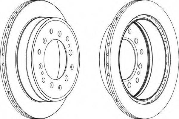 FERODO DDF1743 гальмівний диск
