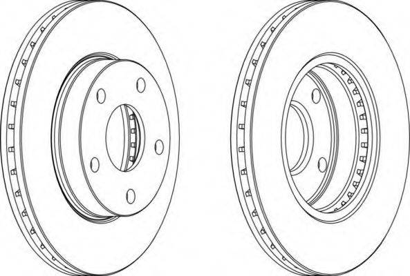 FERODO DDF180 гальмівний диск